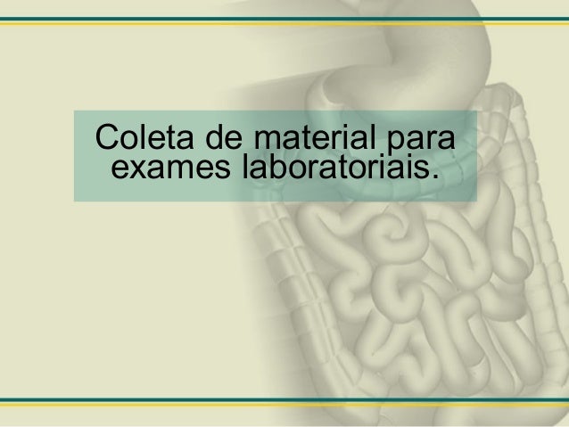 Requisicao de exames laboratoriais