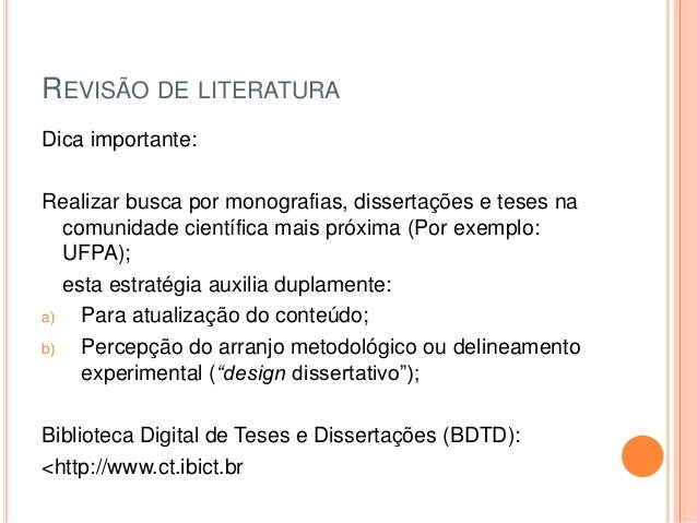 Artigo revisao bibliografica