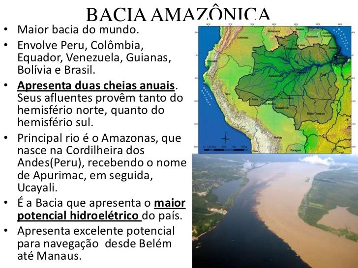 Qual Bacia Hidrografica Cujo Principal Rio E Totalmente Brasileiro