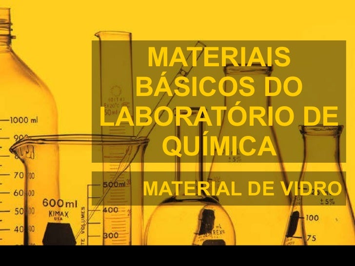 Materiais laboratorio quimica