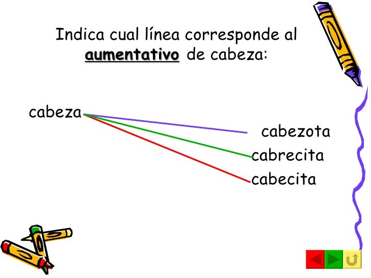 Ya estoy en primero: LOS AUMENTATIVOS