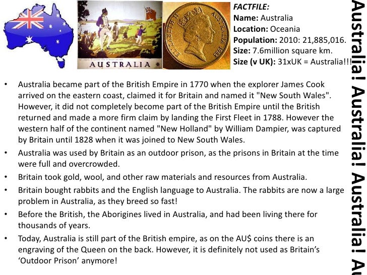 Basic Facts About Australia Basic Facts About Australia