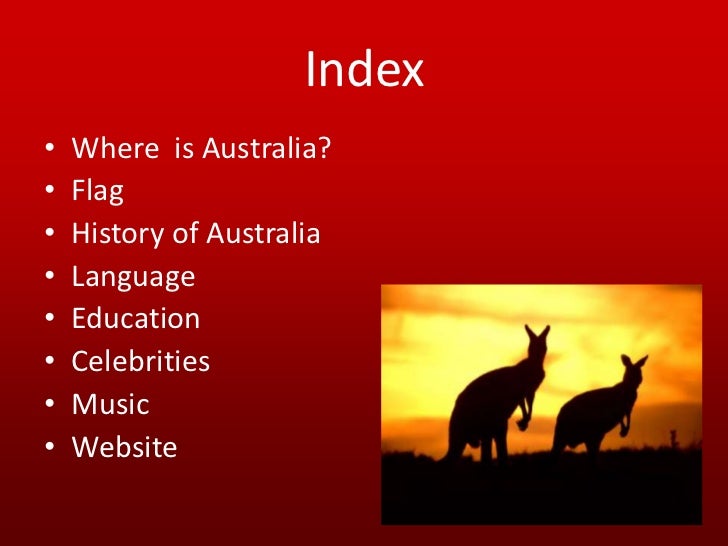 australian presentation