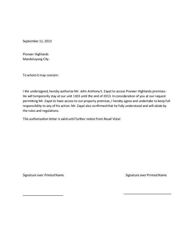 authorization letter format for registration sle letter of authorization signature i hereby pictures authorization letter format for registration sle letter of authorization signature i hereby pictures