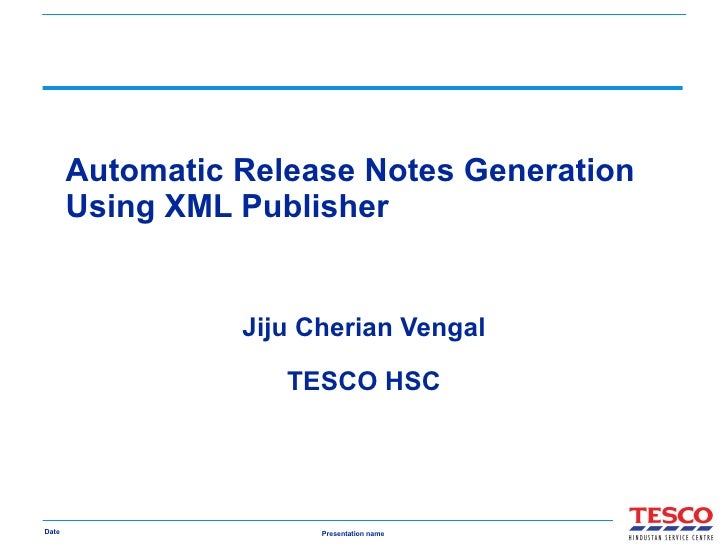 Software Release Notes Generation Tools