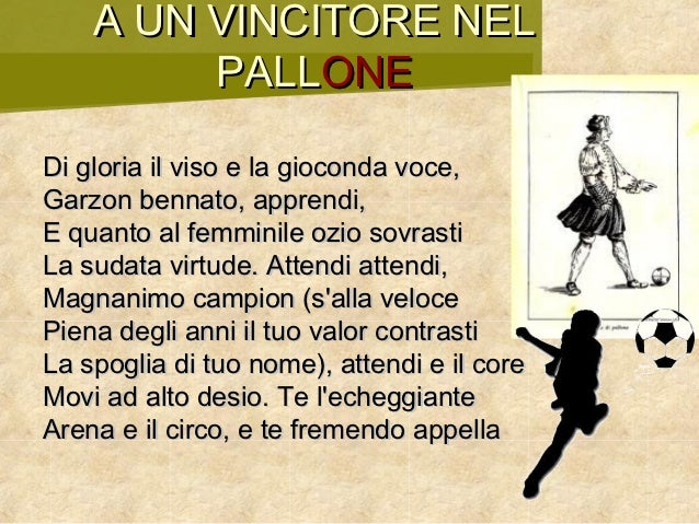 A Un Vincitore Nel Pallone Leopardi