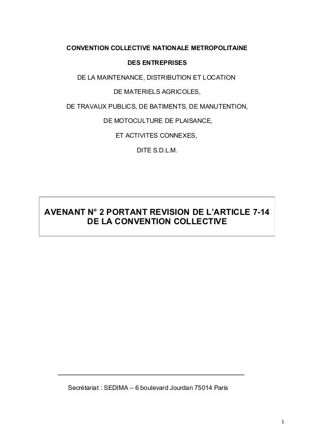 Convention collective nationale métropolitaine des entreprises de la