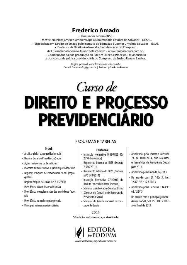 Curso de direito previdenciario