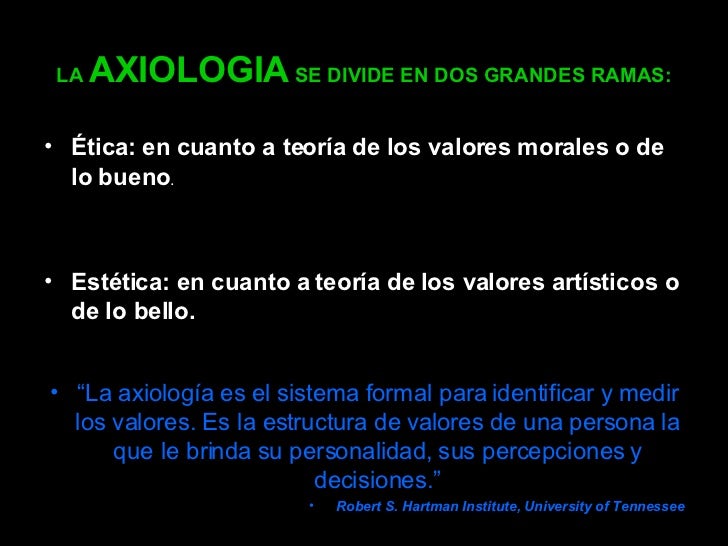 Axiologia.