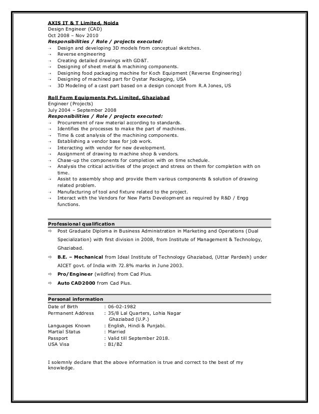 sheet metal resumes
