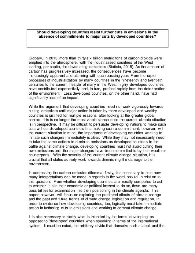 Global warming essay in pdf