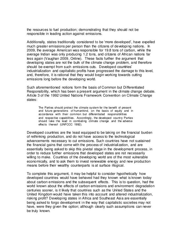 Climate essay