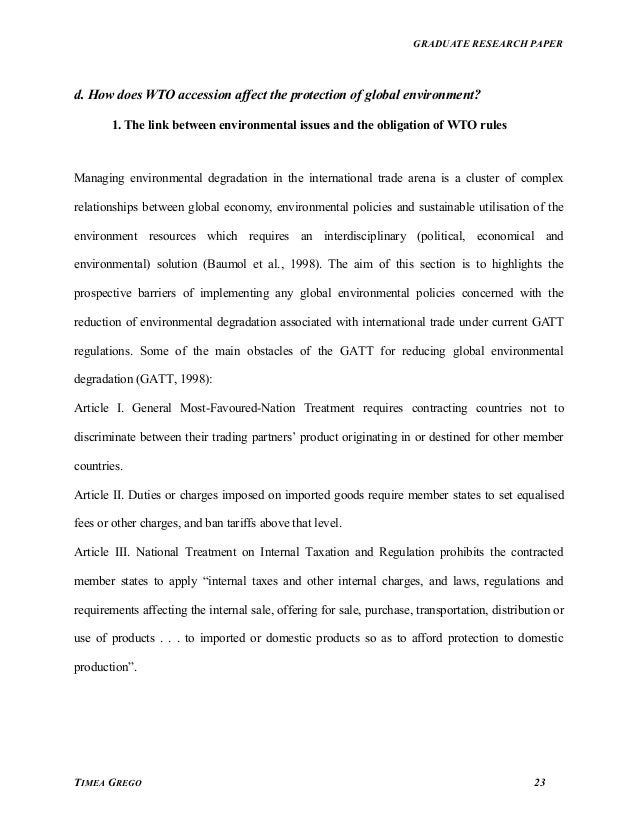 Free Environmental Essays and Papers