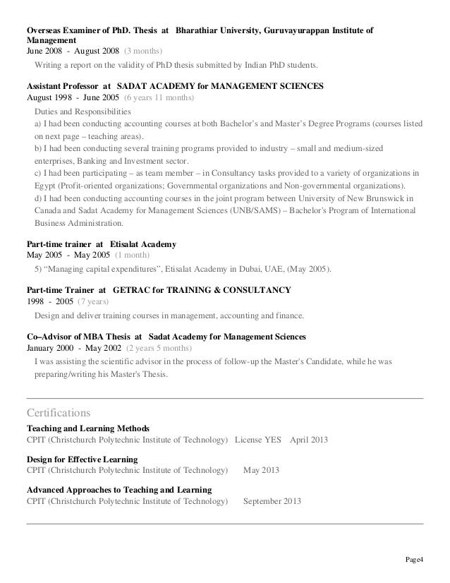 Phd dissertation training development