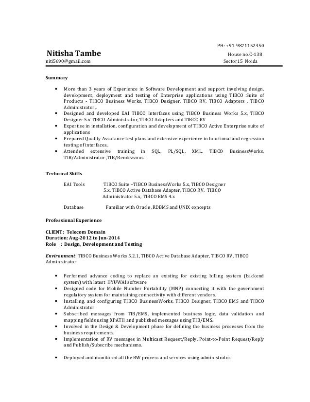 luxury tibco administrator resume ideas wordpress themes ideas