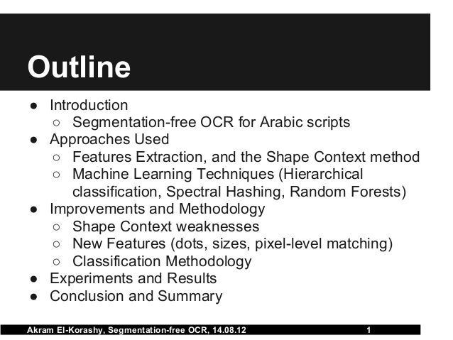 thesis summary presentation thesis summary presentation