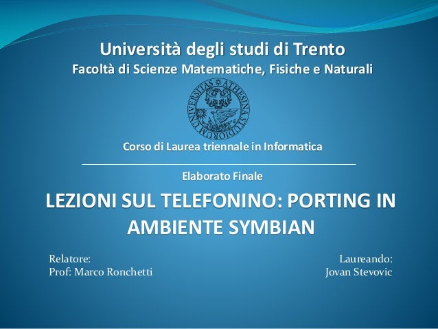 Bachelor thesis pr