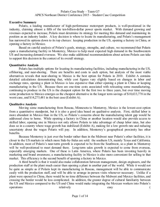 bridgeton industries case essay In 1985, bridgeton industries, a major supplier to big-three domestic automobile manufacturers, is facing a competitive environment with advent of foreign competition and rising gasoline prices, leading to shrinking pool of production contracts. bridgeton industries case essay In 1985, bridgeton industries, a major supplier to big-three domestic automobile manufacturers, is facing a competitive environment with advent of foreign competition and rising gasoline prices, leading to shrinking pool of production contracts.
