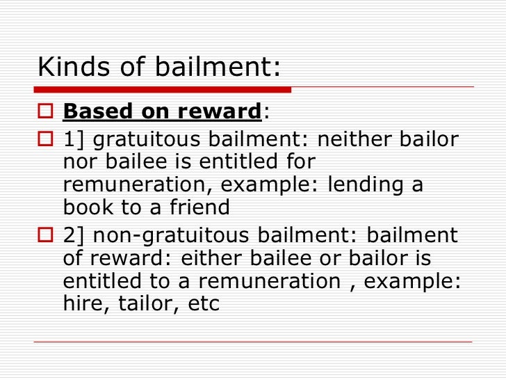 Bailment Pledge 14