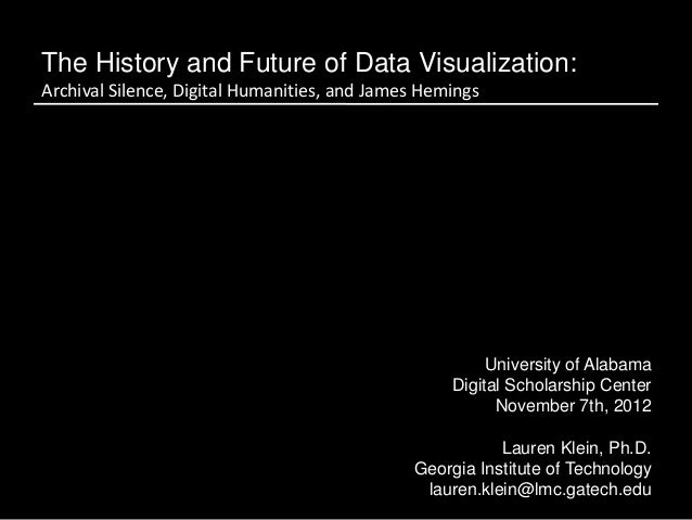 The History and Future of Data Visualization:Archival Silence, Digital Humanities, and James Hemings                      ...