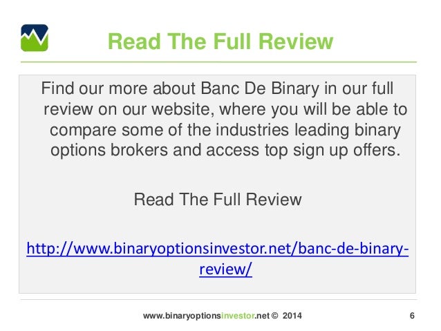 The binary option success review