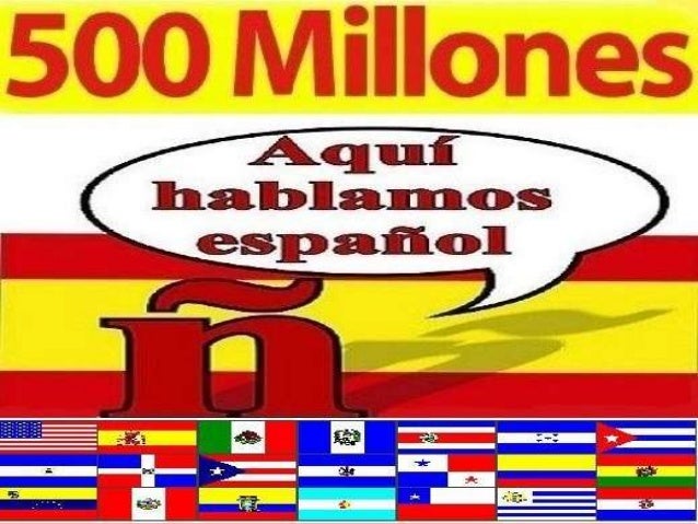 Banderas donde se habla espanol/ flags and country spanish are first