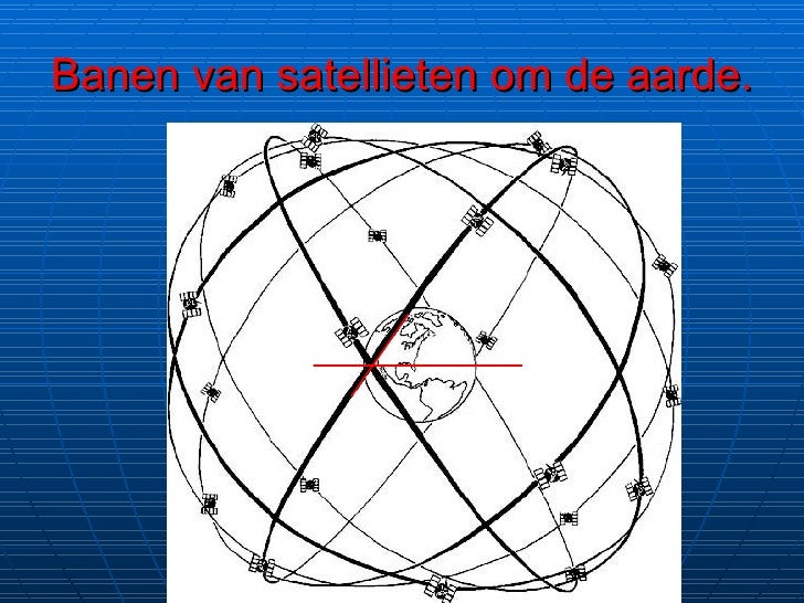 Banen Van Satellieten Om De Aarde
