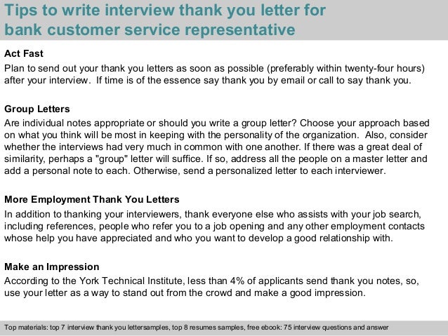 thank you letter after for customer service position bank customer service representative thank you letter after for customer service position bank customer service representative