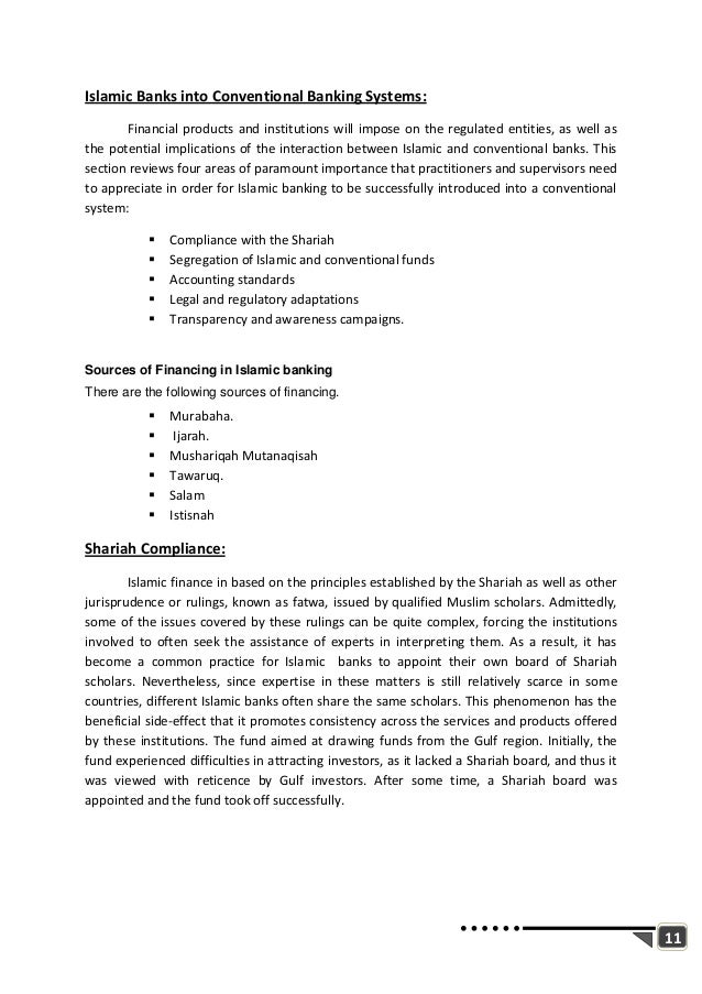Essay on islamic banking