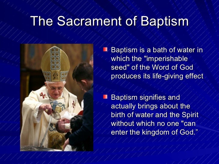 the sacraments and baptism essay The evangelical doctrine of baptism essays by catholics and evangelical churchmen do not treat the sacrament of baptism lightly. the sacraments and baptism essay The evangelical doctrine of baptism essays by catholics and evangelical churchmen do not treat the sacrament of baptism lightly.