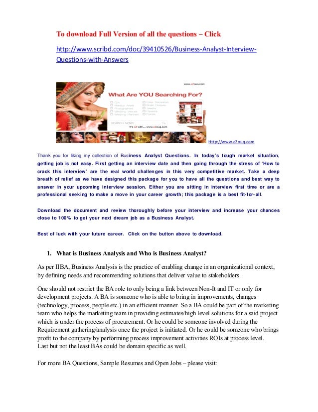 Case Study Interview Examples and Questions