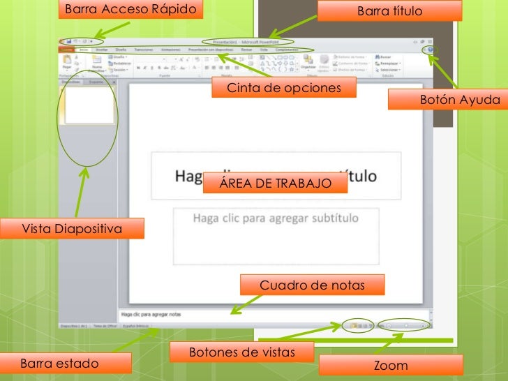 Barra De Acceso Rapido Power Point es.slideshare.net