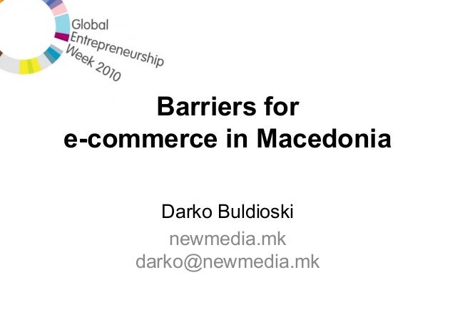barriers to adoption of e commerce today