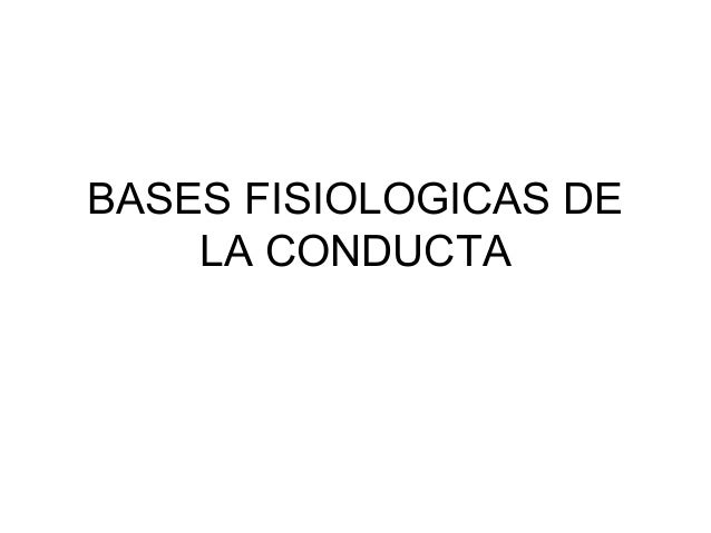 Bases Psicologicas De La Conducta Pdf File