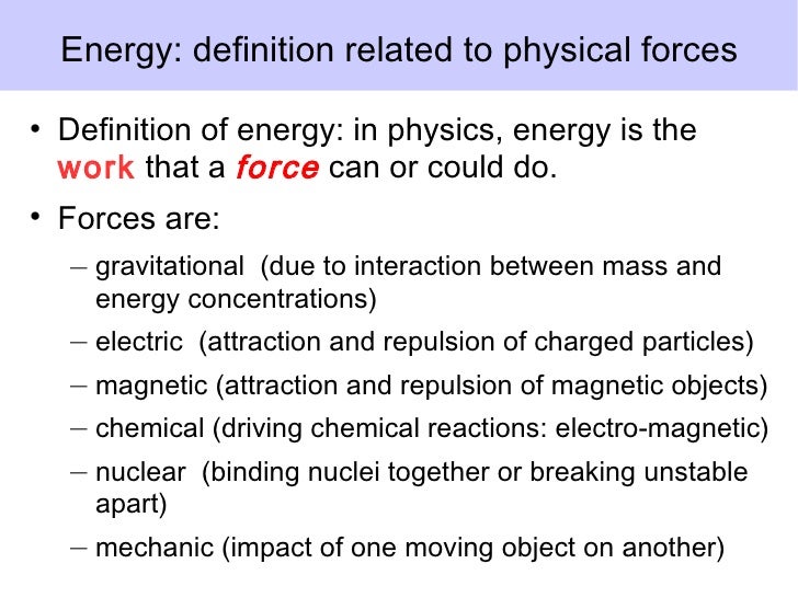 Basic concepts of energy economics