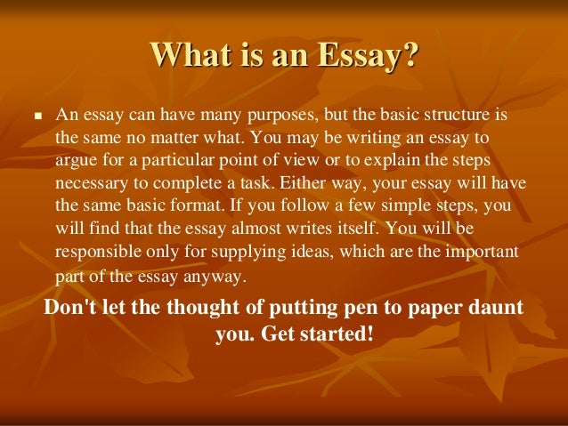 typing an essay