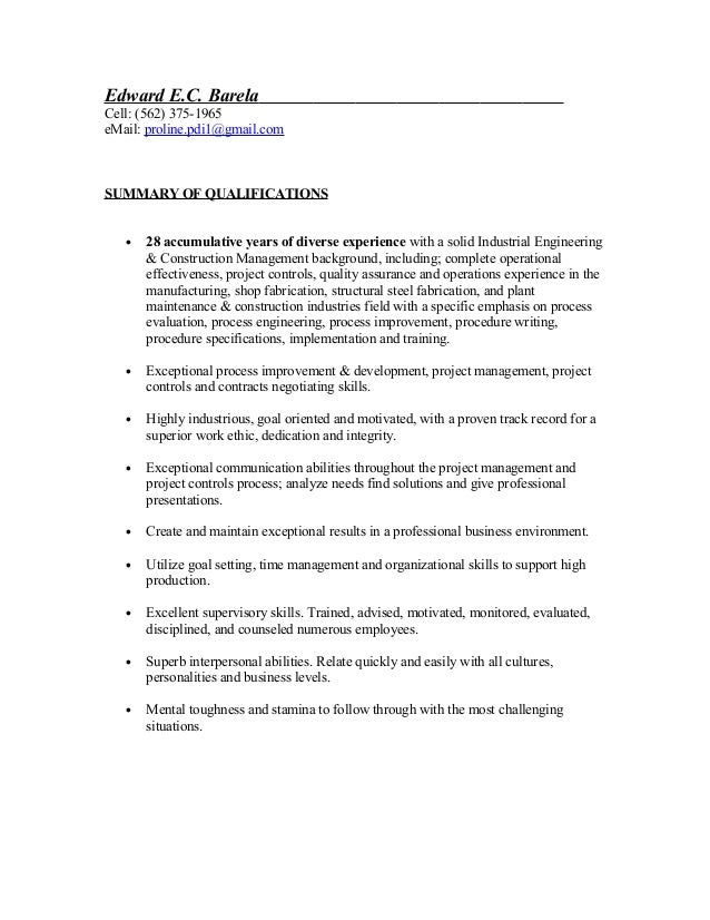 resume address format