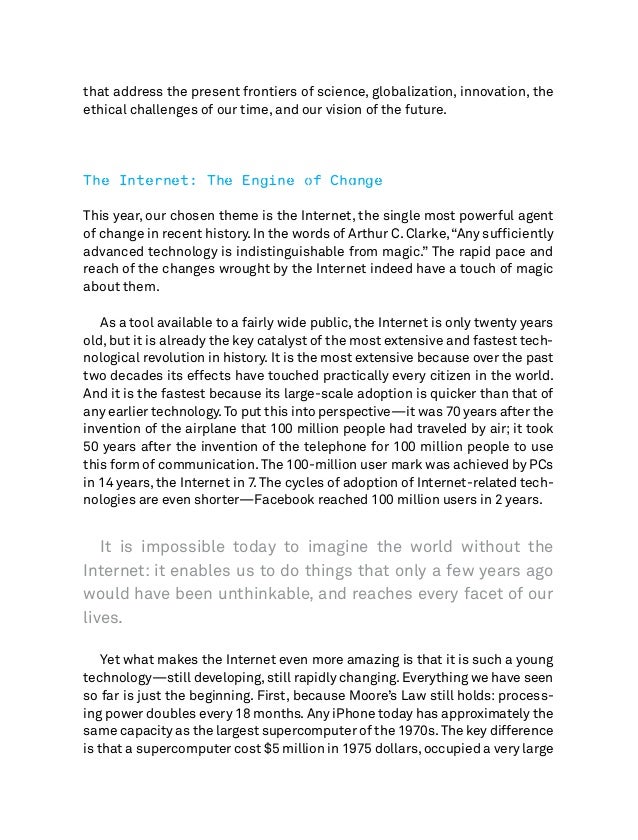 essays on internet