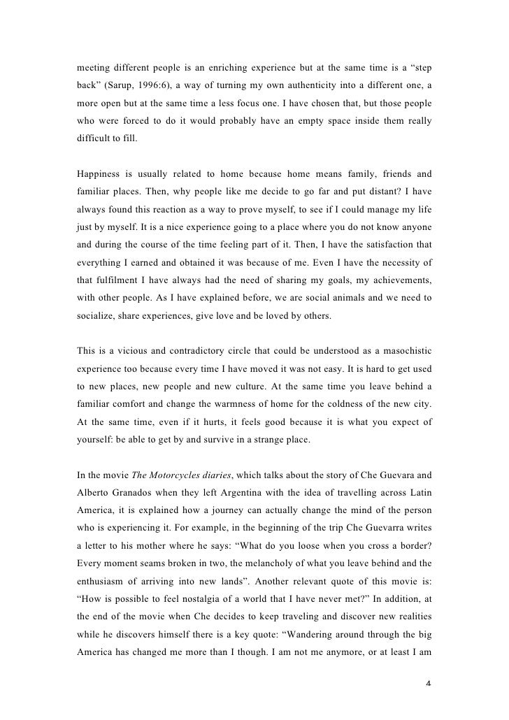 Essay for life