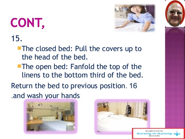 to bed hospital how assemble making in Bed nursing