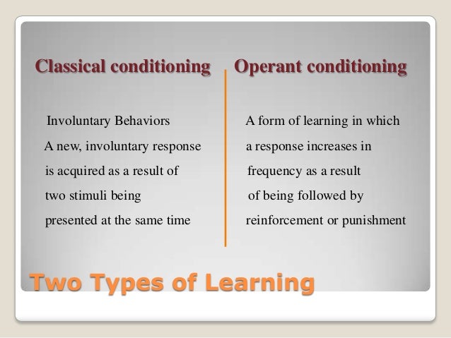 operant conditioning paper operant conditioning paper