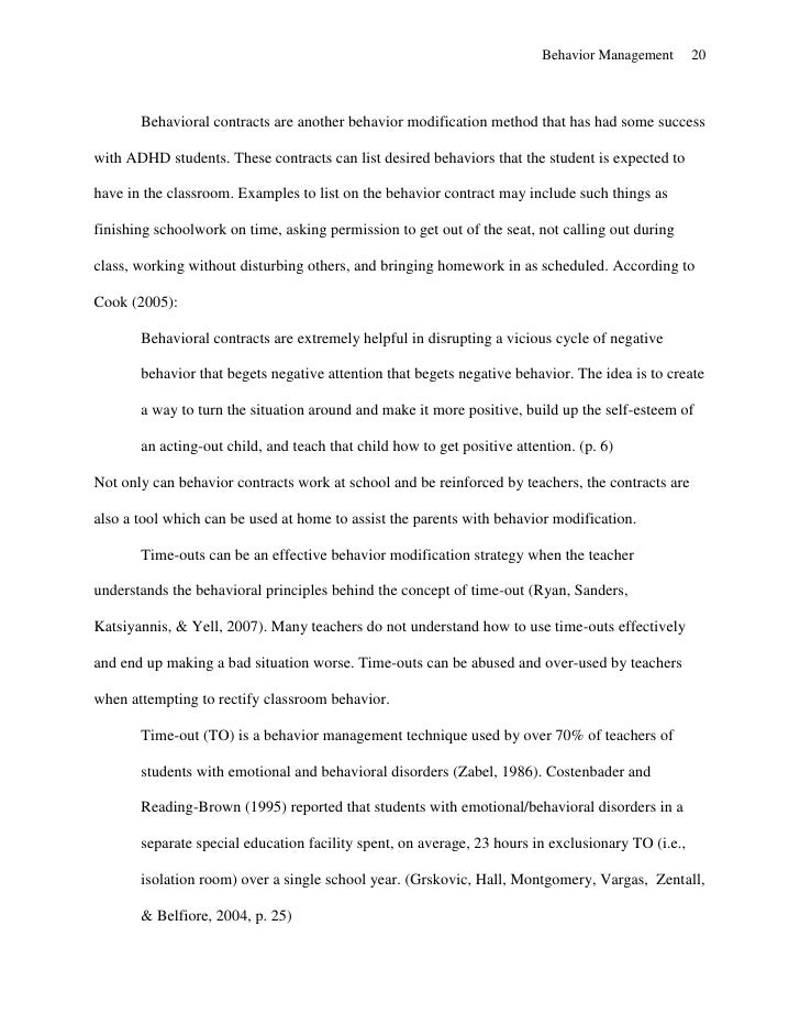 behavior modification essay behavior modification essay