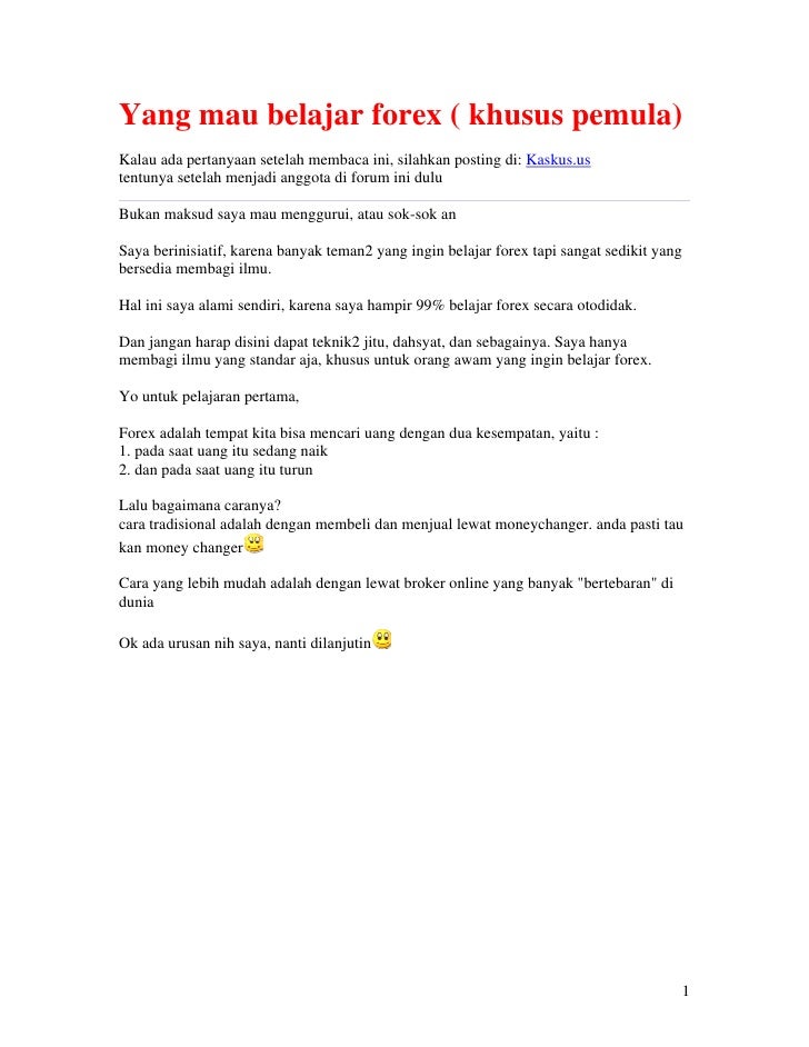 Ebook panduan forex success system v3