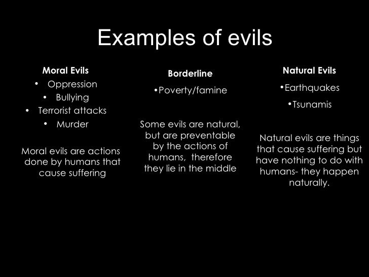 essays on nature of evil This research paper human nature: good or evil and other 64,000+ term papers, college essay examples and free essays are available now on reviewessayscom. essays on nature of evil This research paper human nature: good or evil and other 64,000+ term papers, college essay examples and free essays are available now on reviewessayscom.