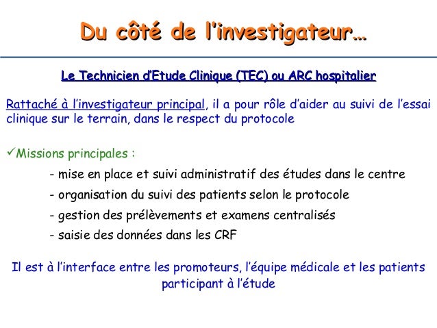 Emploi Technicien Études Cliniques, recrutement Jobrapido