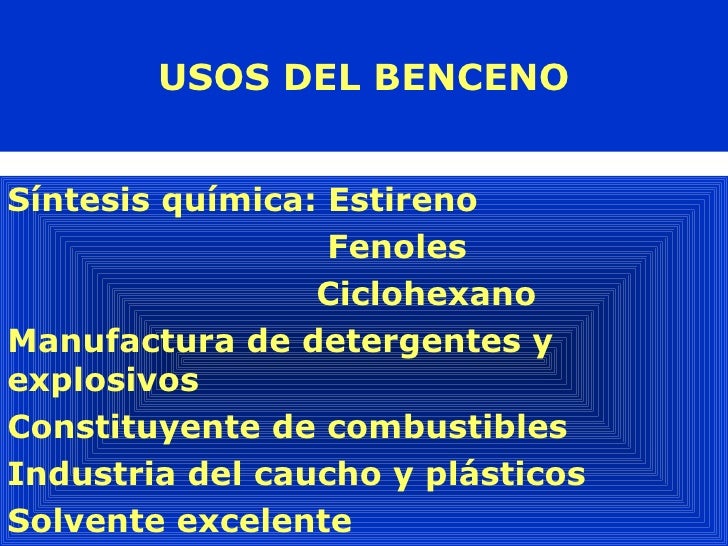 Benceno y derivados