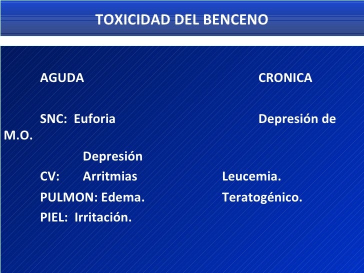 Benceno y derivados