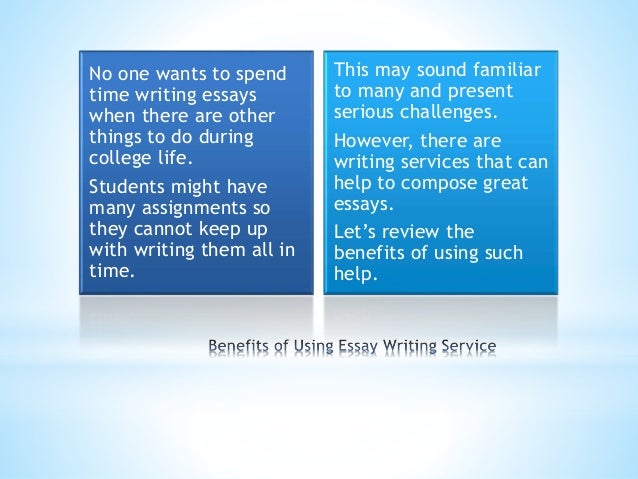 College Essay Writing Services - Should You Use Them?