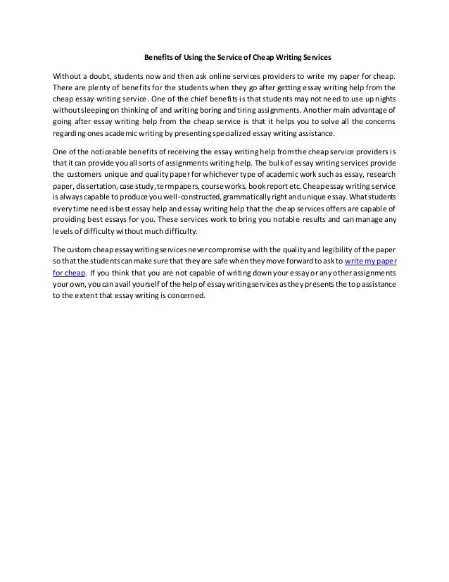 benefit research papers benefit research papers