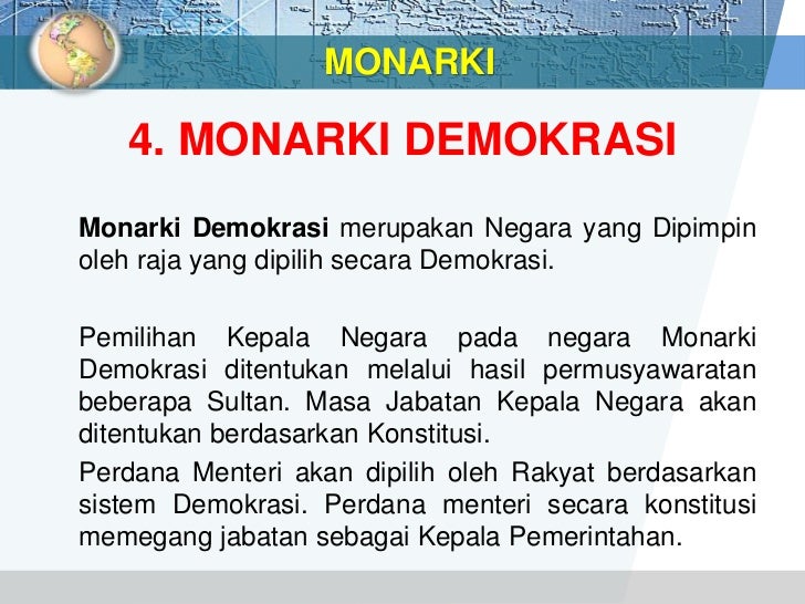 Bentuk Pemerintahan Negara Malaysia Adalah